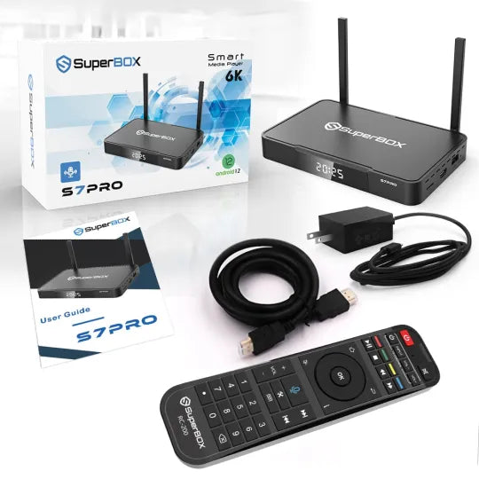 2026 New SuperBox S7 Pro  – 4GB RAM, 32GB Storage 4K HD