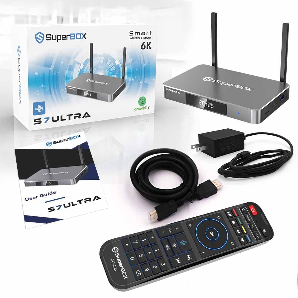 2026 New SuperBox S7 Ultra  – 4GB RAM, 128GB Storage 6K HD